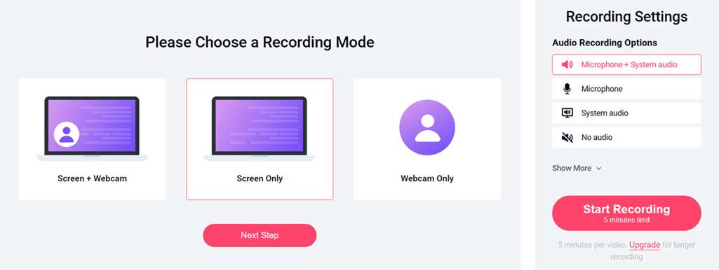 RecordCast 錄製 Windows 10 螢幕
